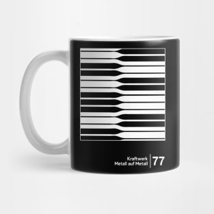 Metall auf Metall / Minimalist Graphic Design Fan Artwork Mug